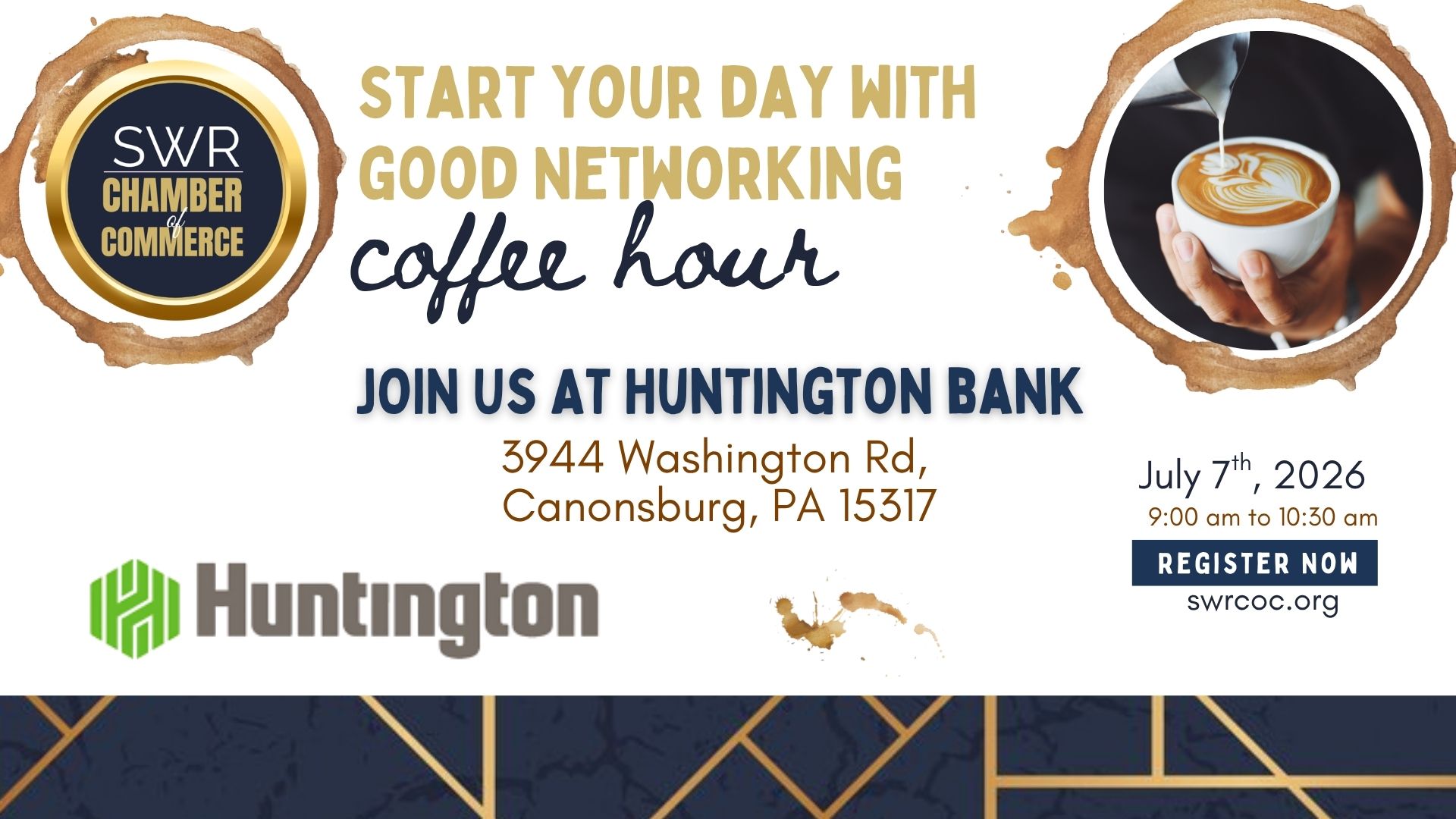 Coffee Hour at Huntington Bank